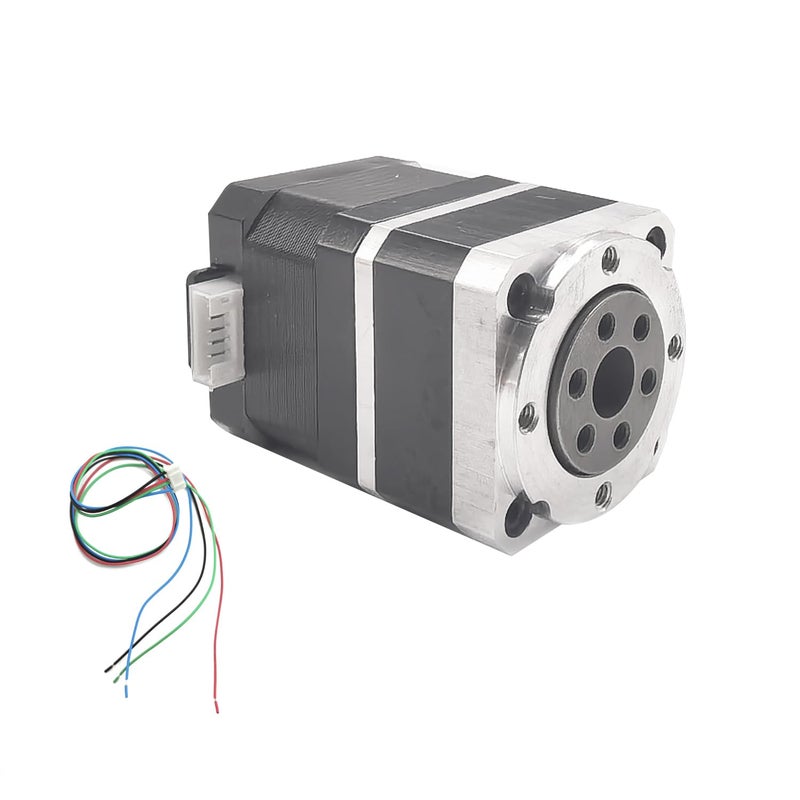 PGFUN Harmonic Gear Drive Reducer with Nema 17 Stepper Motor 1.4A 2 Arcmin Ratio 30:1 Rotary Gear Reducer - Image 1